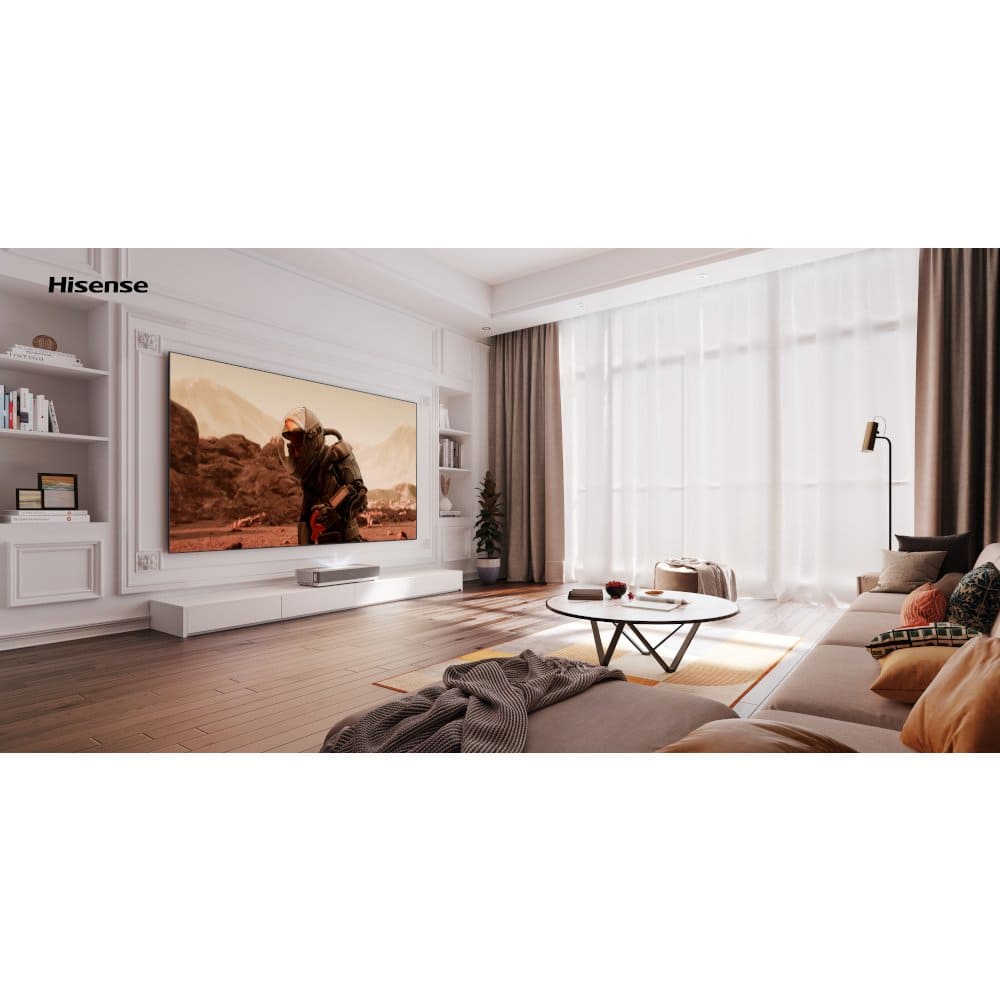 Hisense TV, Smart 100" 4K Ultra Short Laser - 120L5HTUKA - London Houseware - 2