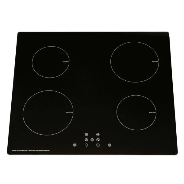 SIA 60cm Stainless Steel Built in Electric Oven 13A Induction Hob C London Houseware