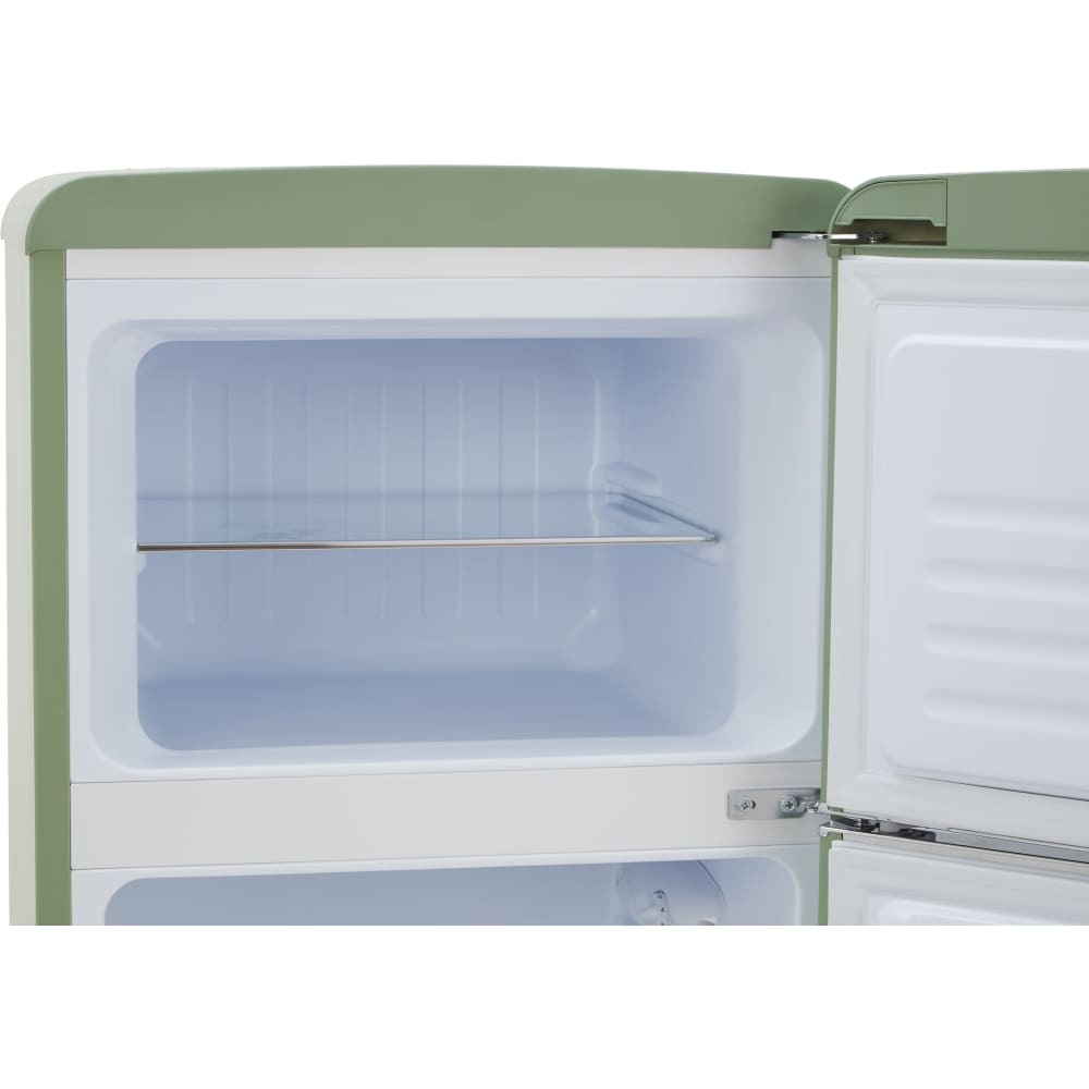 162L Meadow Retro Fridge Freezer, 80/20, Green - CDA Betty - London Houseware - 11