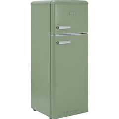 162L Meadow Retro Fridge Freezer, 80/20, Green - CDA Betty - London Houseware - 2