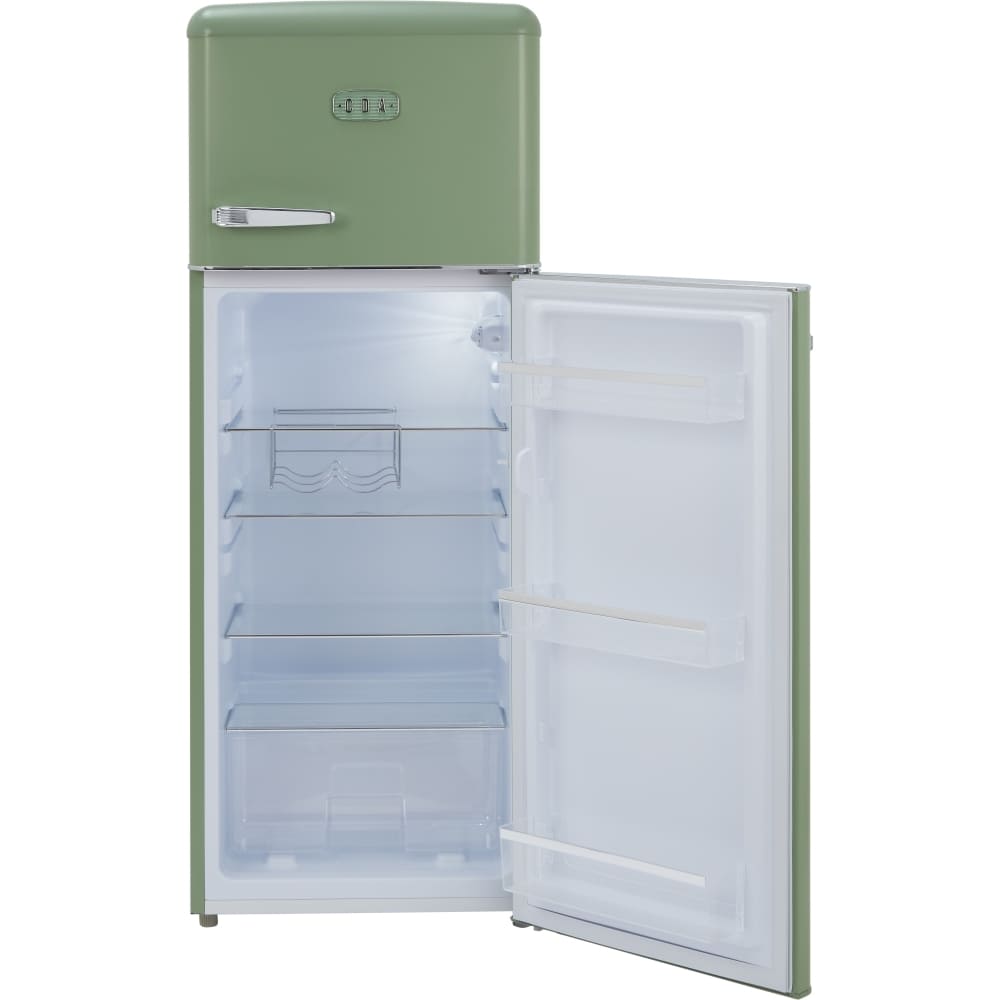 162L Meadow Retro Fridge Freezer, 80/20, Green - CDA Betty - London Houseware - 3