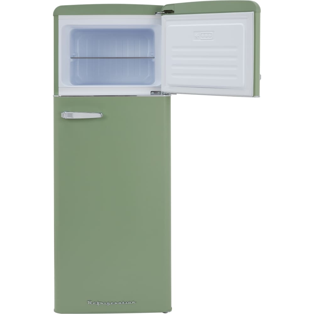 162L Meadow Retro Fridge Freezer, 80/20, Green - CDA Betty - London Houseware - 4