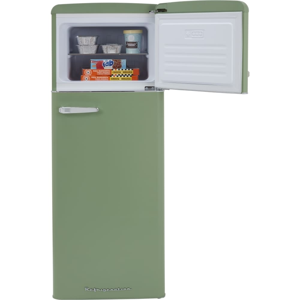 162L Meadow Retro Fridge Freezer, 80/20, Green - CDA Betty - London Houseware - 14