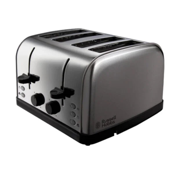 Russell Hobbs 4 Slice Toaster in Stainless Steel – 18790 - London Houseware - 1