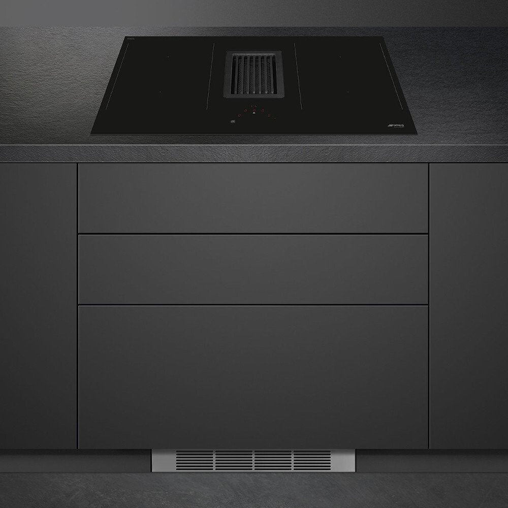 80cm Black Vented Induction Hob, - Smeg HOBD482D - Naamaste London Homewares -3