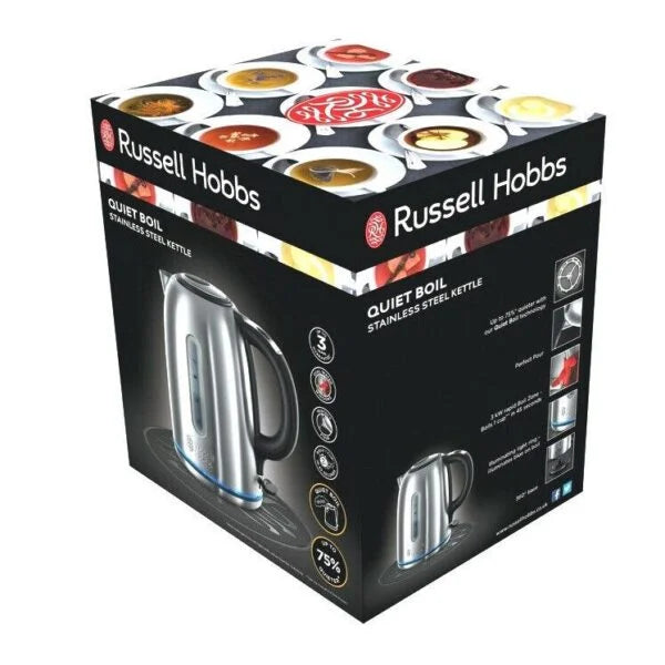 Russell Hobbs Buckingham Quiet Boil Kettle SS - 20460 - London Houseware - 7