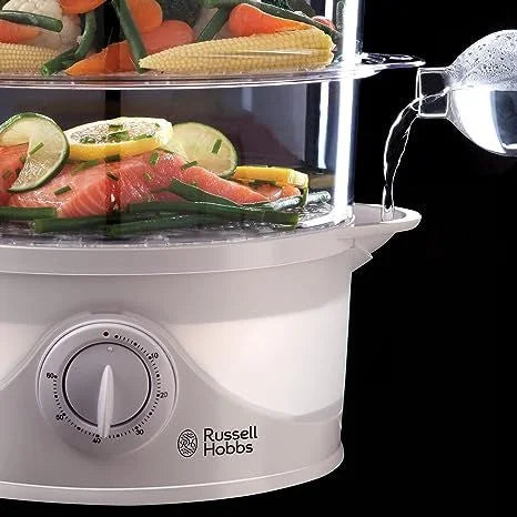 Russell Hobbs Food Steamer 9L White - 21140 - London Houseware - 5