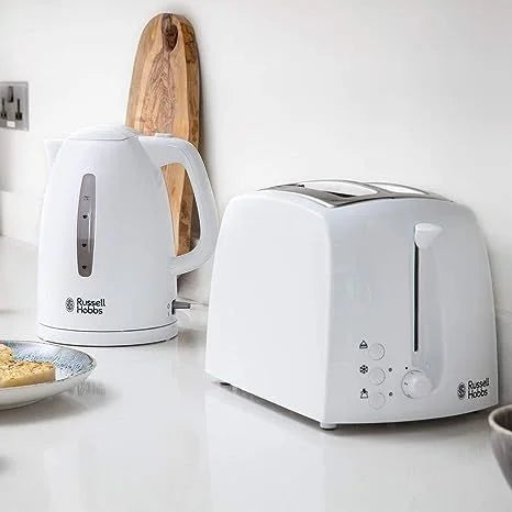 Russell Hobbs 21640 Textures 2-Slice Toaster, White - london Houseware - 2