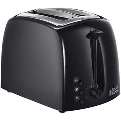 Russell Hobbs 2 Slice Toaster / Textures, Black - 21641 - London Houseware - 1