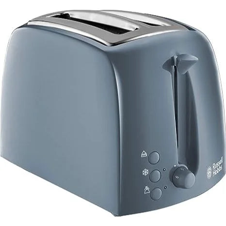 Russell Hobbs 2 Slice Toaster / Textures, Grey - 21644 - London Houseware - 1