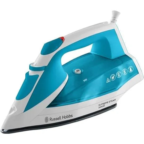 Russell Hobbs Supreme Steam Iron, Blue & White - 23040 - London Houseware - 1