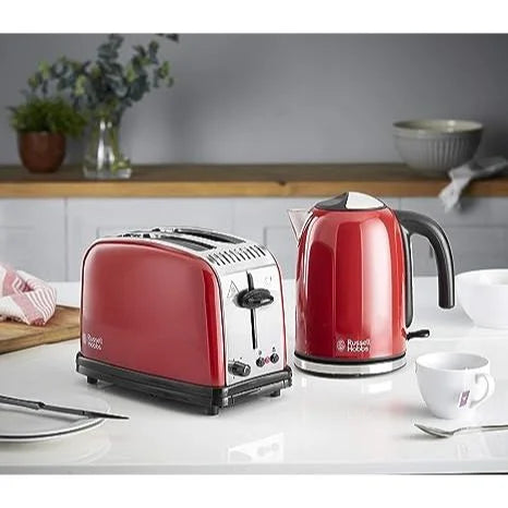 Russell Hobbs 2 Slice Toaster, Red - 23330 - London Houseware - 3