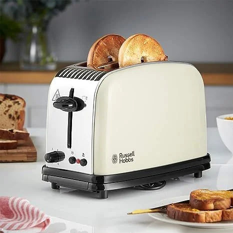 Russell Hobbs toaster 2 slice Cream - 23334 - London Houseware - 3