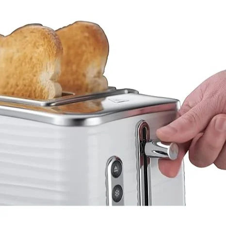 Russell Hobbs Inspire Two Slice Toaster White  - 24370 - London Houseware - 2