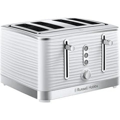 Russell Hobbs 4 Slice Toaster / Inspire, White - 24380 - London Houseware - 1