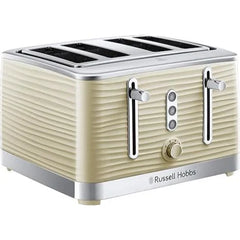 Russell Hobbs 4 Slice Toaster/ Inspire, Cream - 24384 - London Houseware - 1