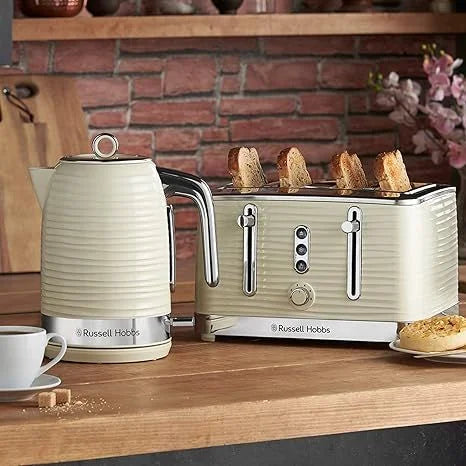 Russell Hobbs 4 Slice Toaster/ Inspire, Cream - 24384 - London Houseware - 3.