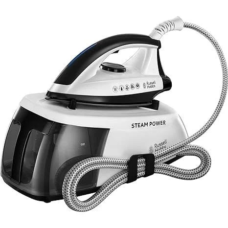 Russell Hobbs Steam Generator Iron, Black/White - 24420 - London Houseware - 1