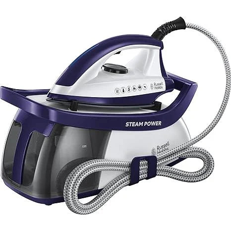 Russell Hobbs Steam Generator Iron, Purple/White - 24440- London Houseware - 1