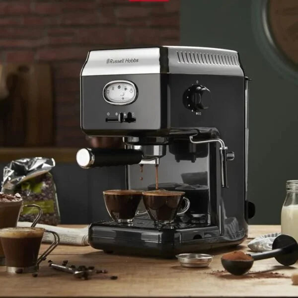 Retro Espresso Machine / Barista Style – Russell Hobbs 28251 - London Houseware - 5