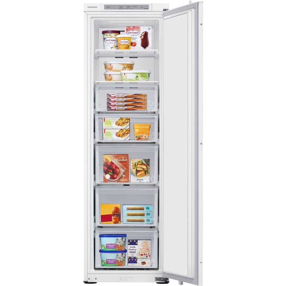 289L WiFi Integrated Larder Fridge & Freezer Pack, White - Samsung - London Houseware - 8