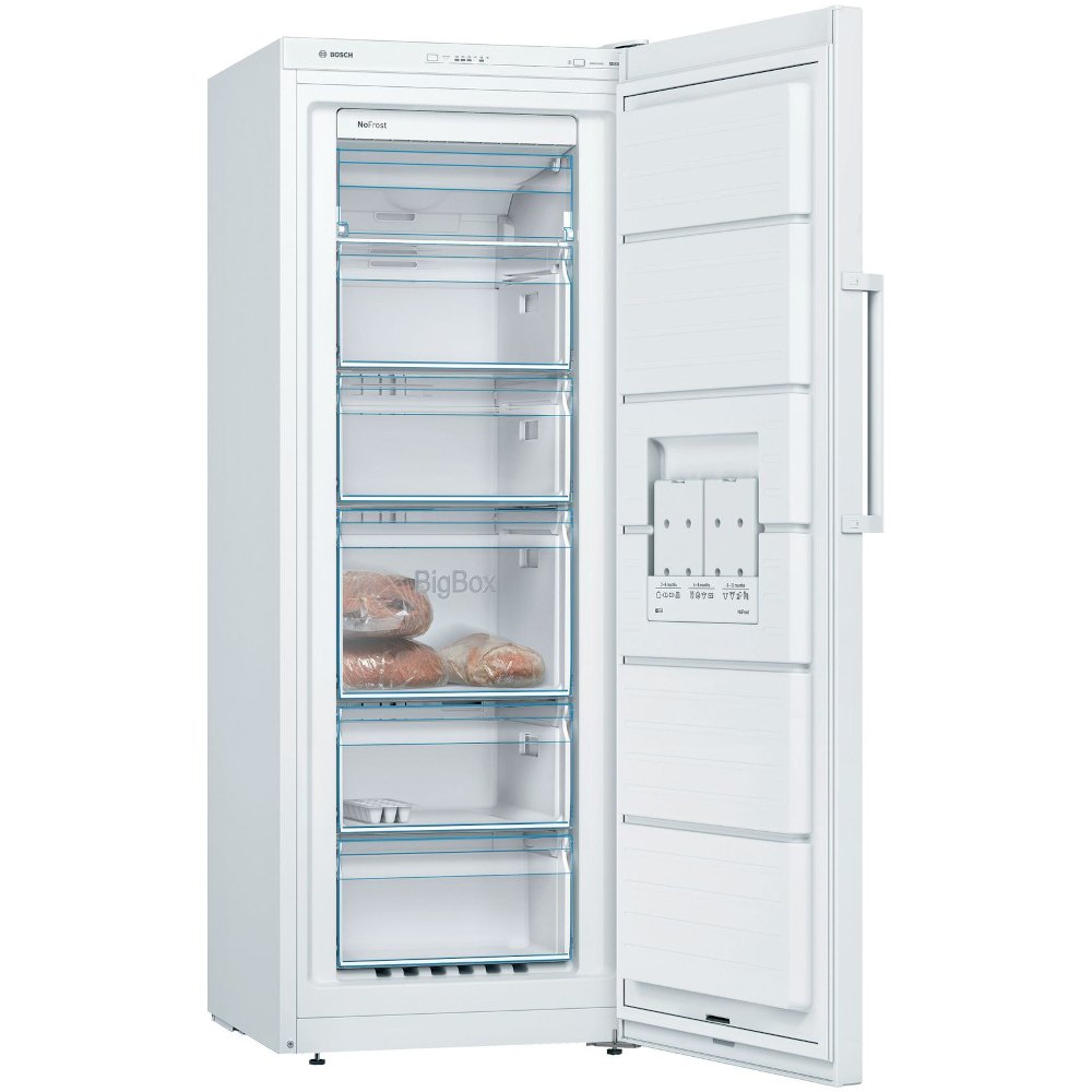 290L Tall Larder Fridge & Frost Free Tall Freezer Pack, White - Bosch - London Houseware - 6