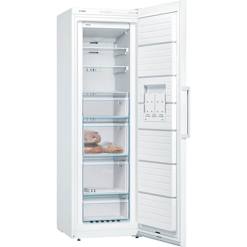 346L Tall Larder Fridge & No Frost Tall Freezer Pack , White - Bosch - London Houseware - 8