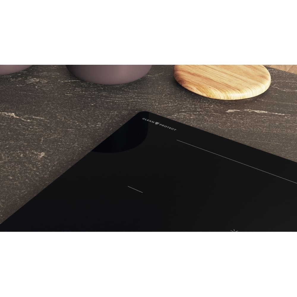 Black 4 Zone Induction Hob, CleanProtect - Hotpoint TS 3560F CPNE - Naamaste London Homewares - 5