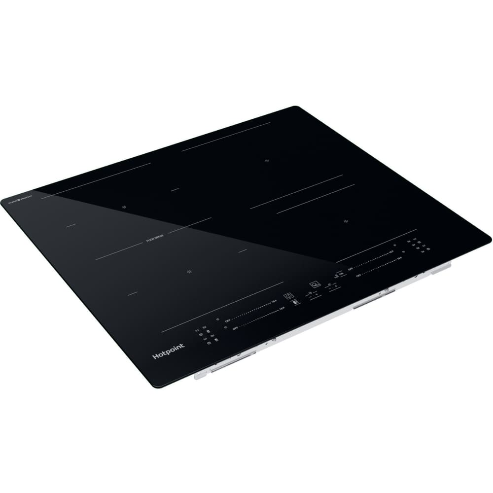 Black 4 Zone Induction Hob, CleanProtect - Hotpoint TS 3560F CPNE - Naamaste London Homewares - 4