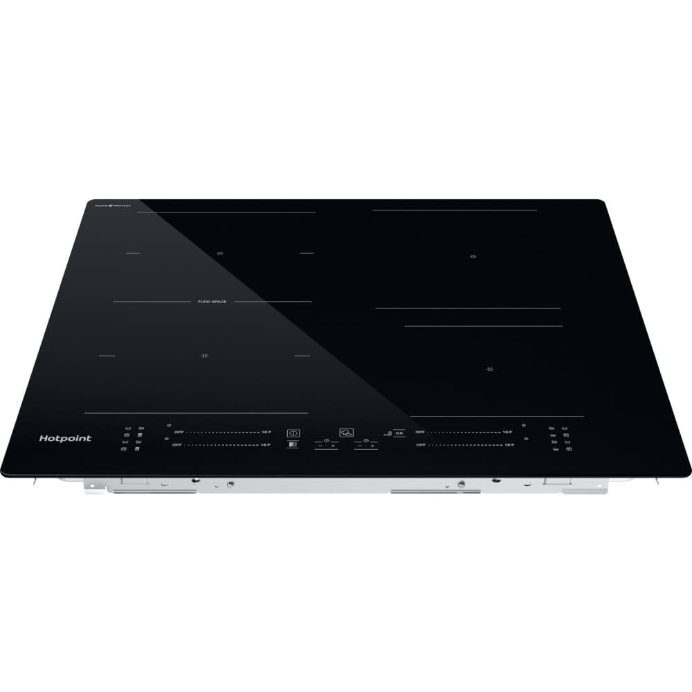 Black 4 Zone Induction Hob, CleanProtect - Hotpoint TS 3560F CPNE - Naamaste London Homewares - 3