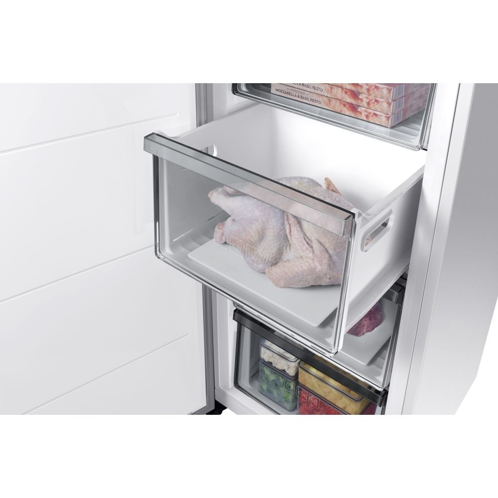 387L Tall Larder Fridge & Tall Freezer Pack, White - Samsung - London Houseware - 6