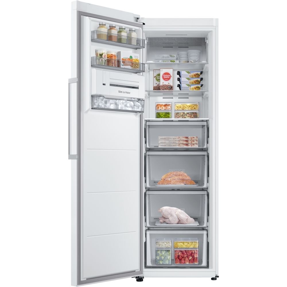 387L Tall Larder Fridge & Tall Freezer Pack, White - Samsung - London Houseware - 5