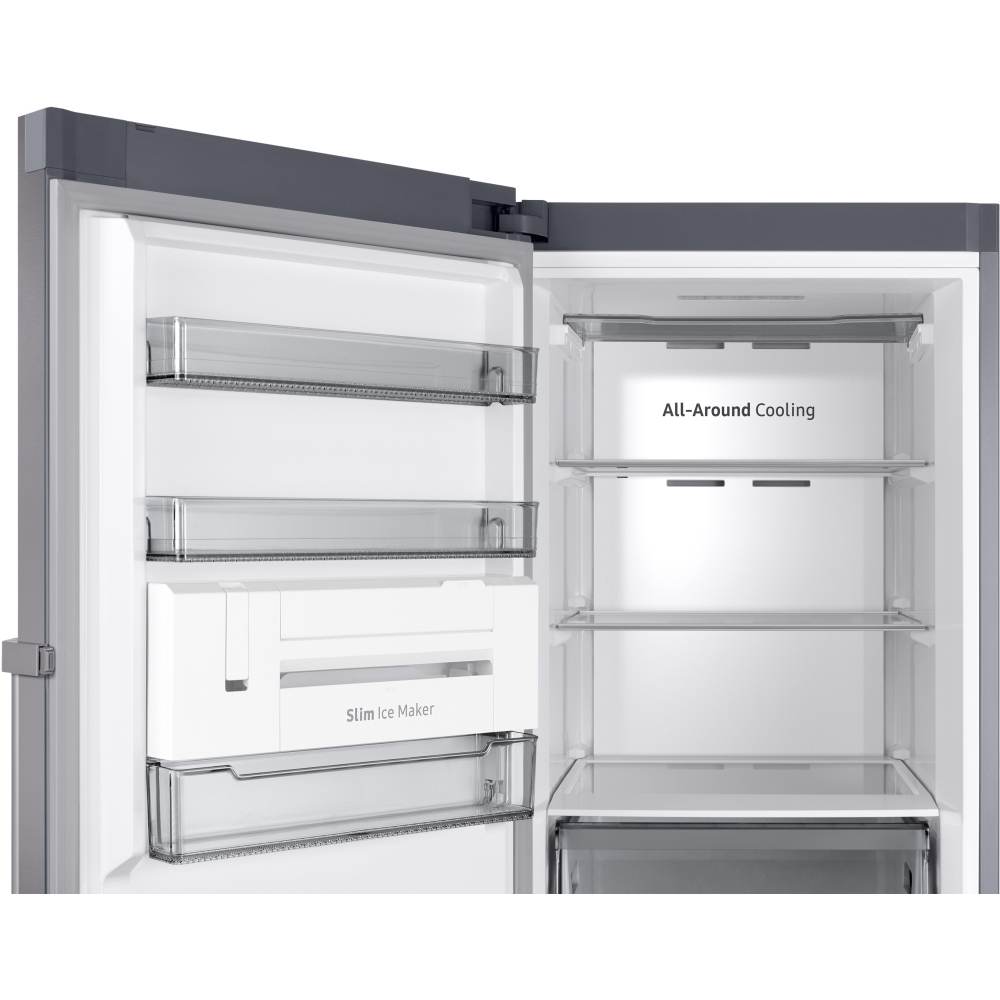 387L Tall Larder Fridge & Tall Freezer Pack, Silver - Samsung - London Houseware - 6