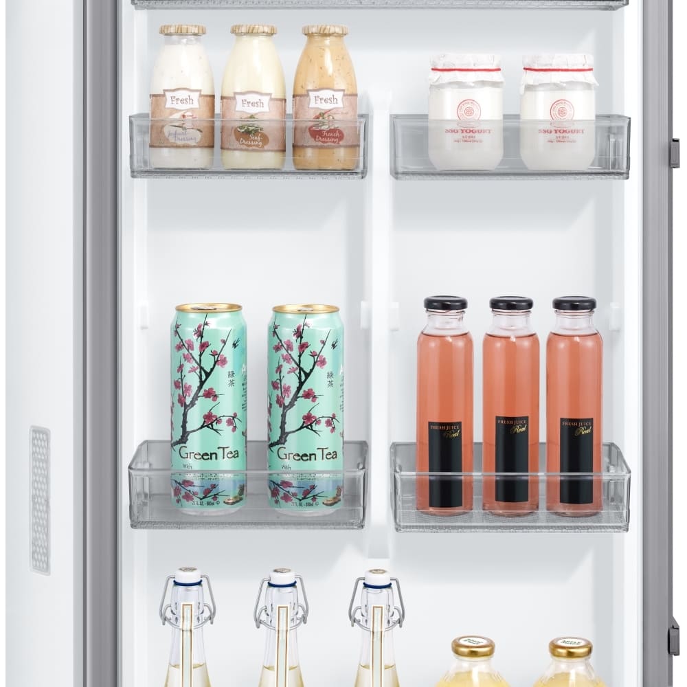 387L Tall Larder Fridge & Tall Freezer Pack, Silver - Samsung - London Houseware - 10