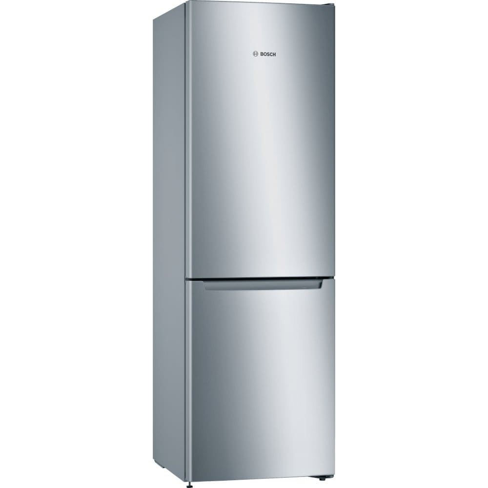 279L No Frost Bosch Fridge Freezer, 60/40, Stainless Steel - KGN33NLEAG Series 2