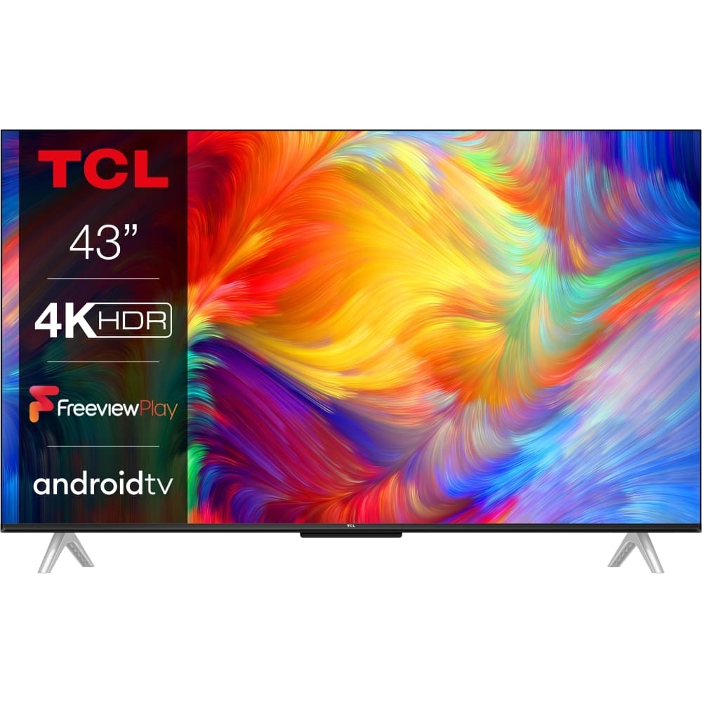 TCL Television, 43 Inch 4K UHD HDR Smart Android - P638K 43P638K - London Houseware  - 1