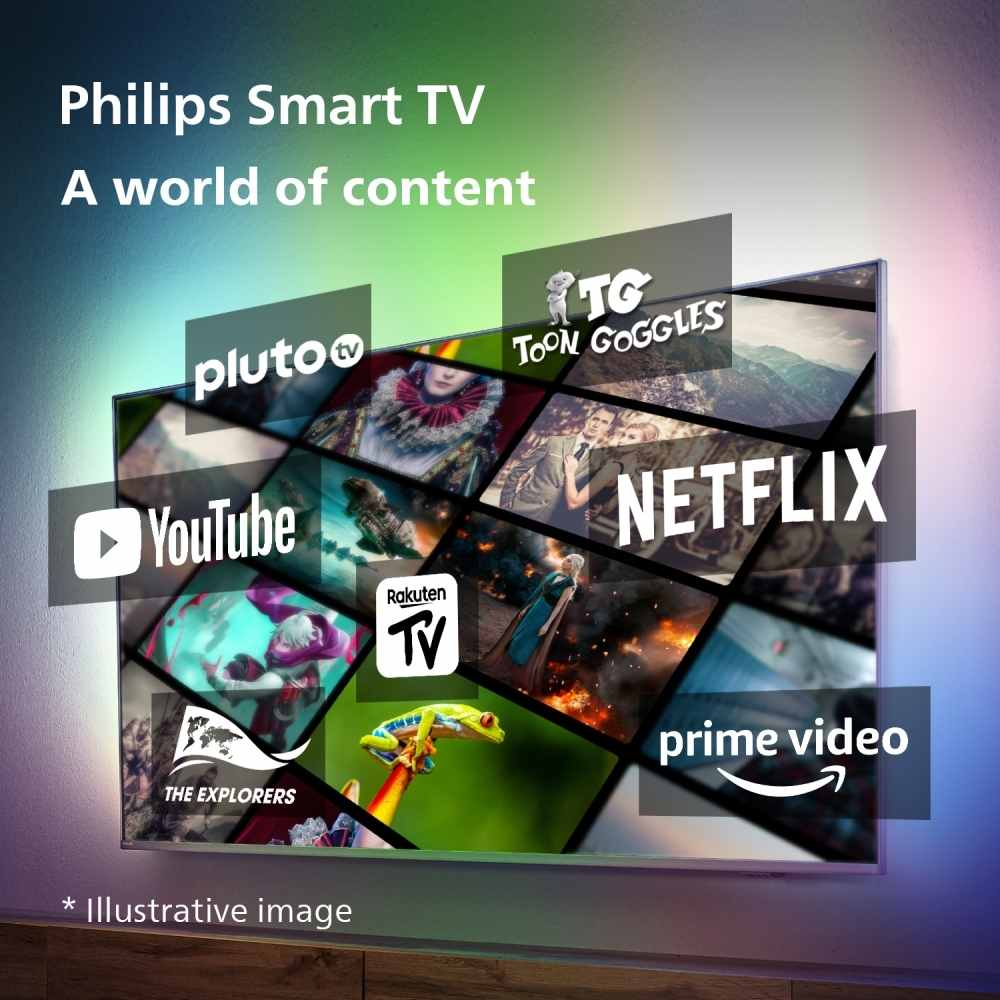 Philips TV, 43 inch Smart LED Ultra HD - 43PUS7608/12 - London Houseware - 9