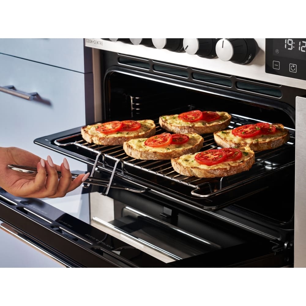 90cm Ceramic Belling Range Cooker, Black - RCA COOKCENTRE 90E B - London Houseware - 11