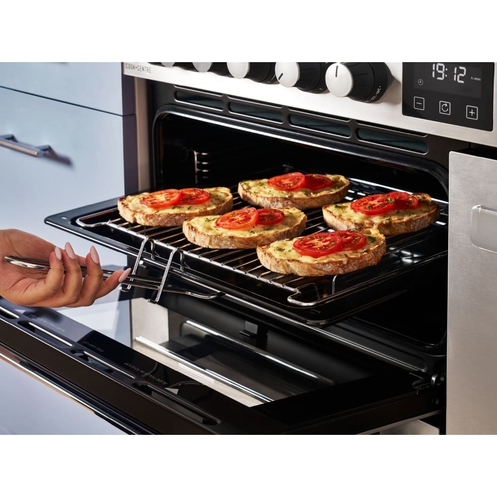 90cm Ceramic Belling Range Cooker, Black - RCA COOKCENTRE 90E B - London Houseware - 13