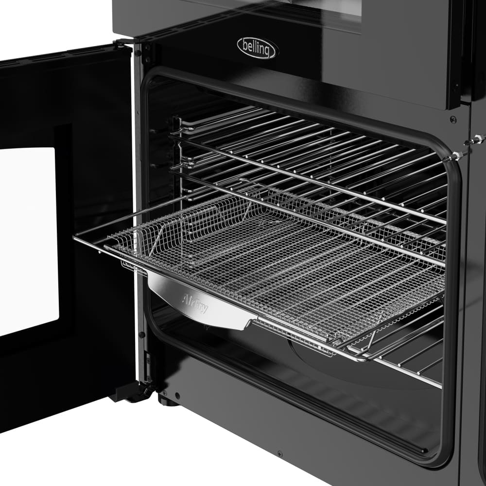 90cm Ceramic Belling Range Cooker, Black - RCA COOKCENTRE 90E B - London Houseware - 6