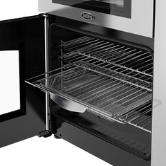 90cm Belling Range Cooker Ceramic , Stainless Steel - RCA COOKCENTRE 90E - London Houseware - 2