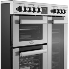 90cm Belling Range Cooker Ceramic , Stainless Steel - RCA COOKCENTRE 90E - London Houseware - 4