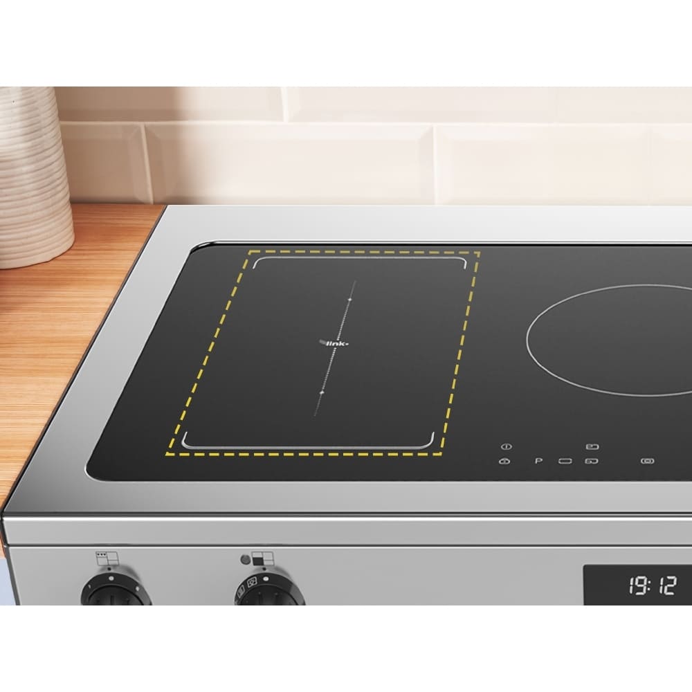 90cm Induction Belling Range Cooker, Stainless Steel, A Rated - RCA COOKCENTRE 90Ei - London Houseware - 18