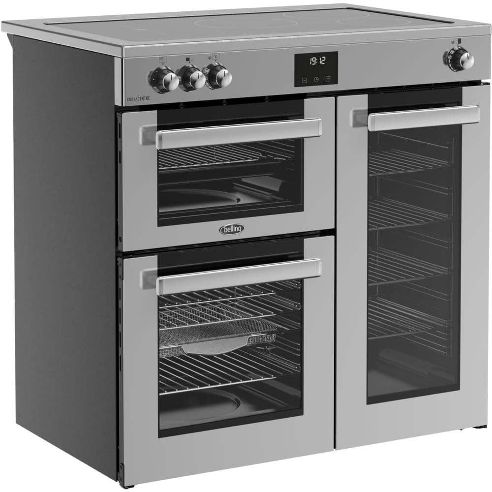 90cm Induction Belling Range Cooker, Stainless Steel, A Rated - RCA COOKCENTRE 90Ei - London Houseware - 6