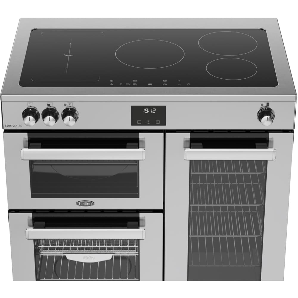 90cm Induction Belling Range Cooker, Stainless Steel, A Rated - RCA COOKCENTRE 90Ei - London Houseware - 7