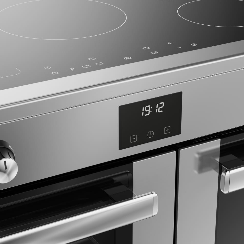 90cm Induction Belling Range Cooker, Stainless Steel, A Rated - RCA COOKCENTRE 90Ei - London Houseware - 8