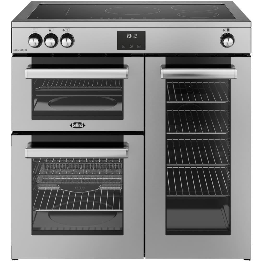 90cm Induction Belling Range Cooker, Stainless Steel, A Rated - RCA COOKCENTRE 90Ei - London Houseware - 1