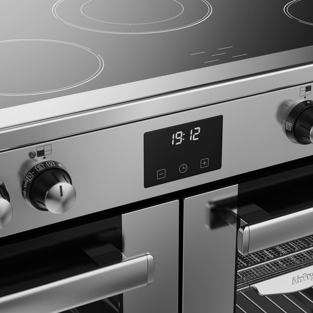 100cm Ceramic Belling Range Cooker, Stainless Steel - RCA COOKCENTRE 100E - London Houseware - 6