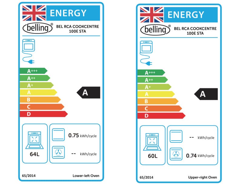 100cm Ceramic Belling Range Cooker, Stainless Steel - RCA COOKCENTRE 100E - London Houseware - 17