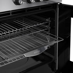 100cm Dual Fuel Belling Range Cooker, Stainless Steel - RCA COOKCENTRE 100DF - London Houseware - 2